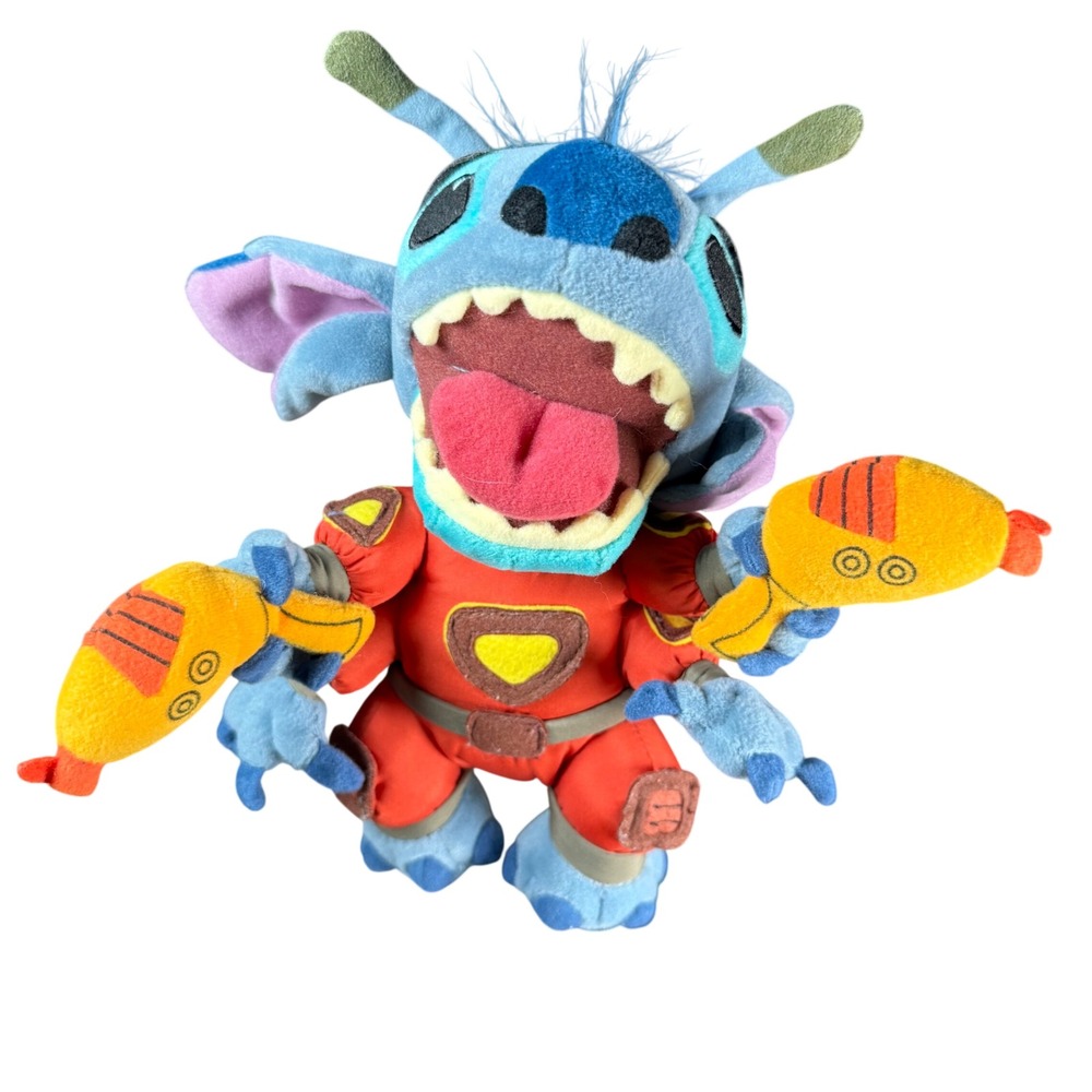 Disney Store Experiment 626 Stitch Plush Space Suit Vintage Toy Blasters RARE